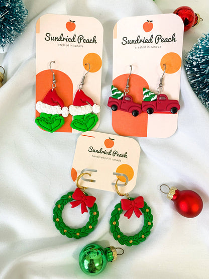 The Grinch Dangle Earrings