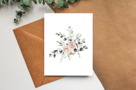 Floral Watercolour - Greeting Card