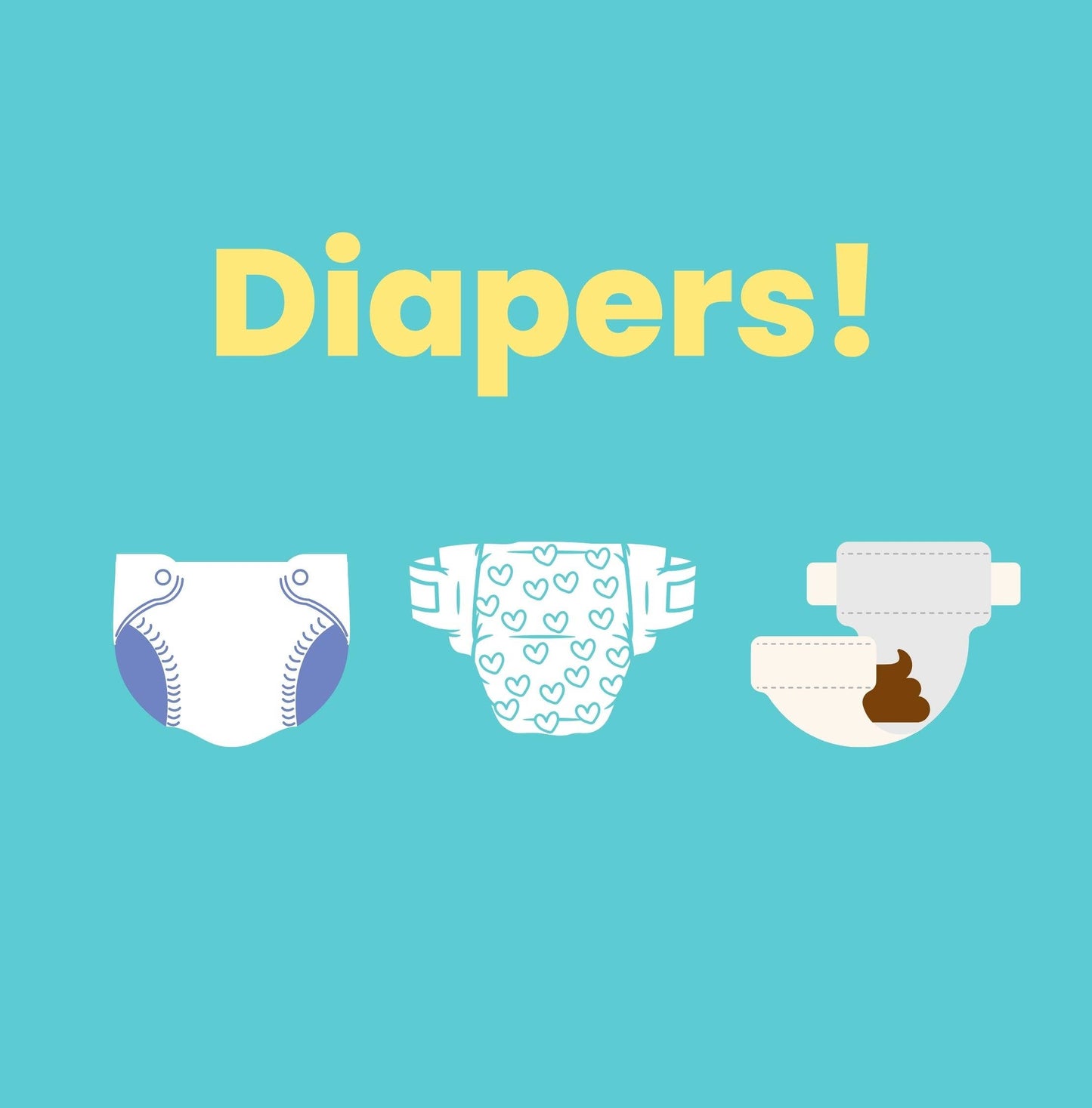 Goodbye Diapers- A potty training prep book for kids.