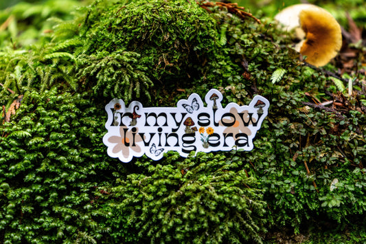 In My Slow Living Era Sticker | Mental Health Sticker