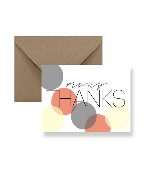 Many Thanks Greeting Card