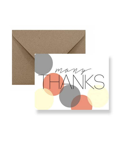 Many Thanks Greeting Card