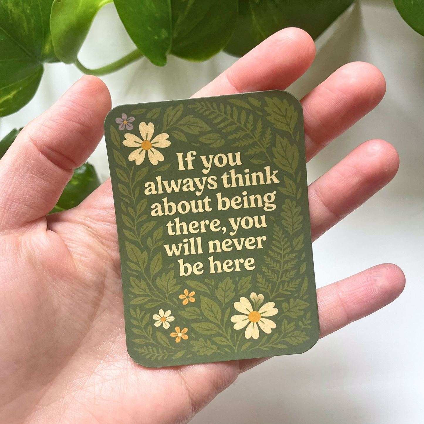 Mindfulness Sticker | Mental Health | Boho Reminder Sticker