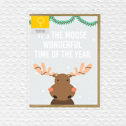 Moose Wonderful Holiday Card