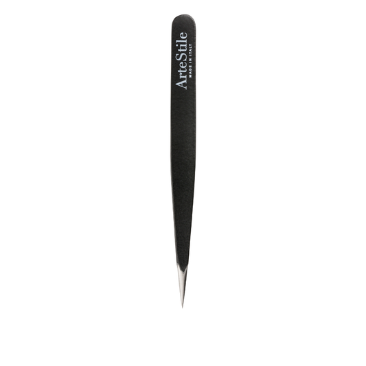 Point Tip Tweezers in Matte Black