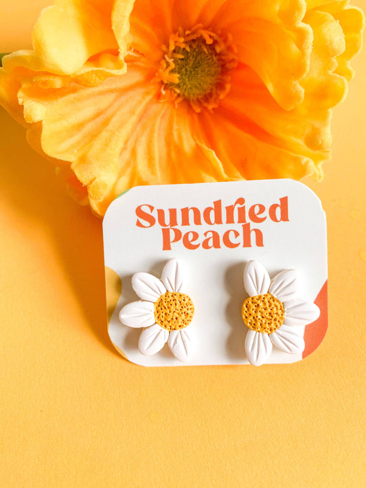 Half Daisy Studs
