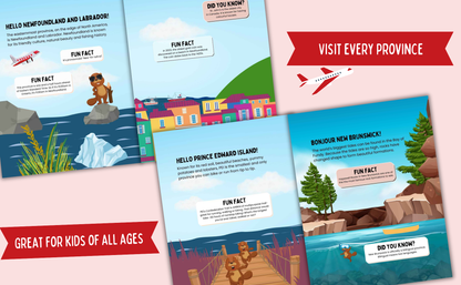Canada Trivia Book for Kids- Souvenir Book