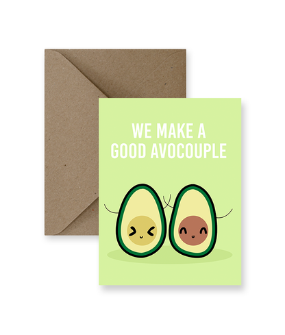 Good Avocouple Love Greeting Card