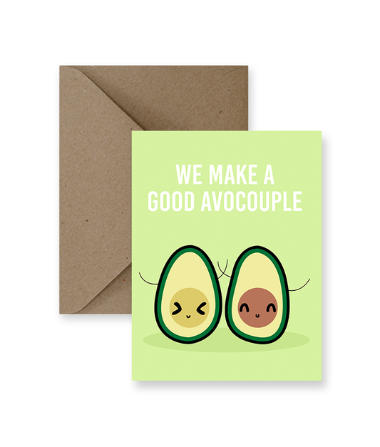Good Avocouple Love Greeting Card