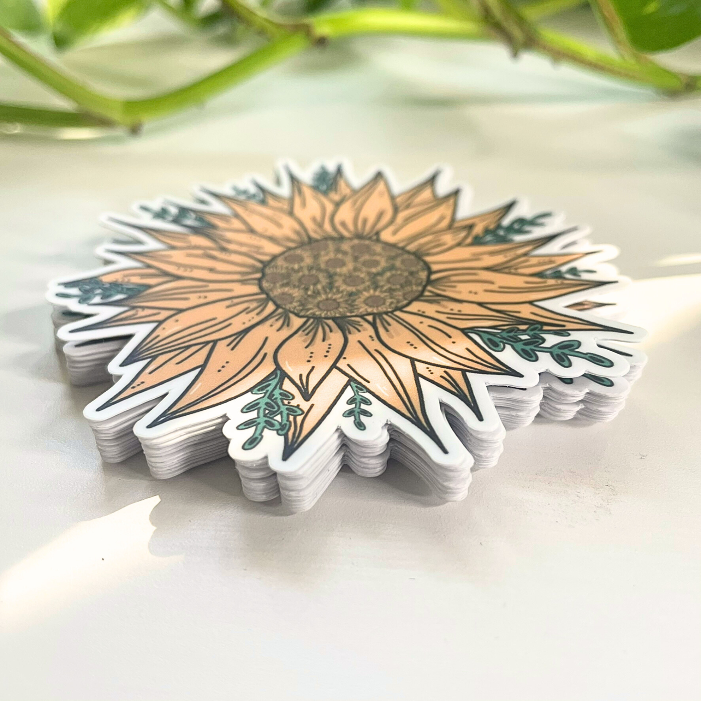 Bohemian Sunflower Sticker | Nature Sticker | Flower Sticker