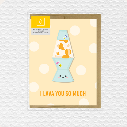 I Lava You So Much Card