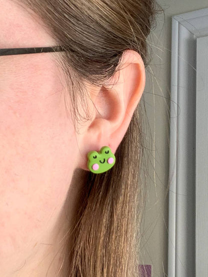 Frog & Mushroom Stud Pack
