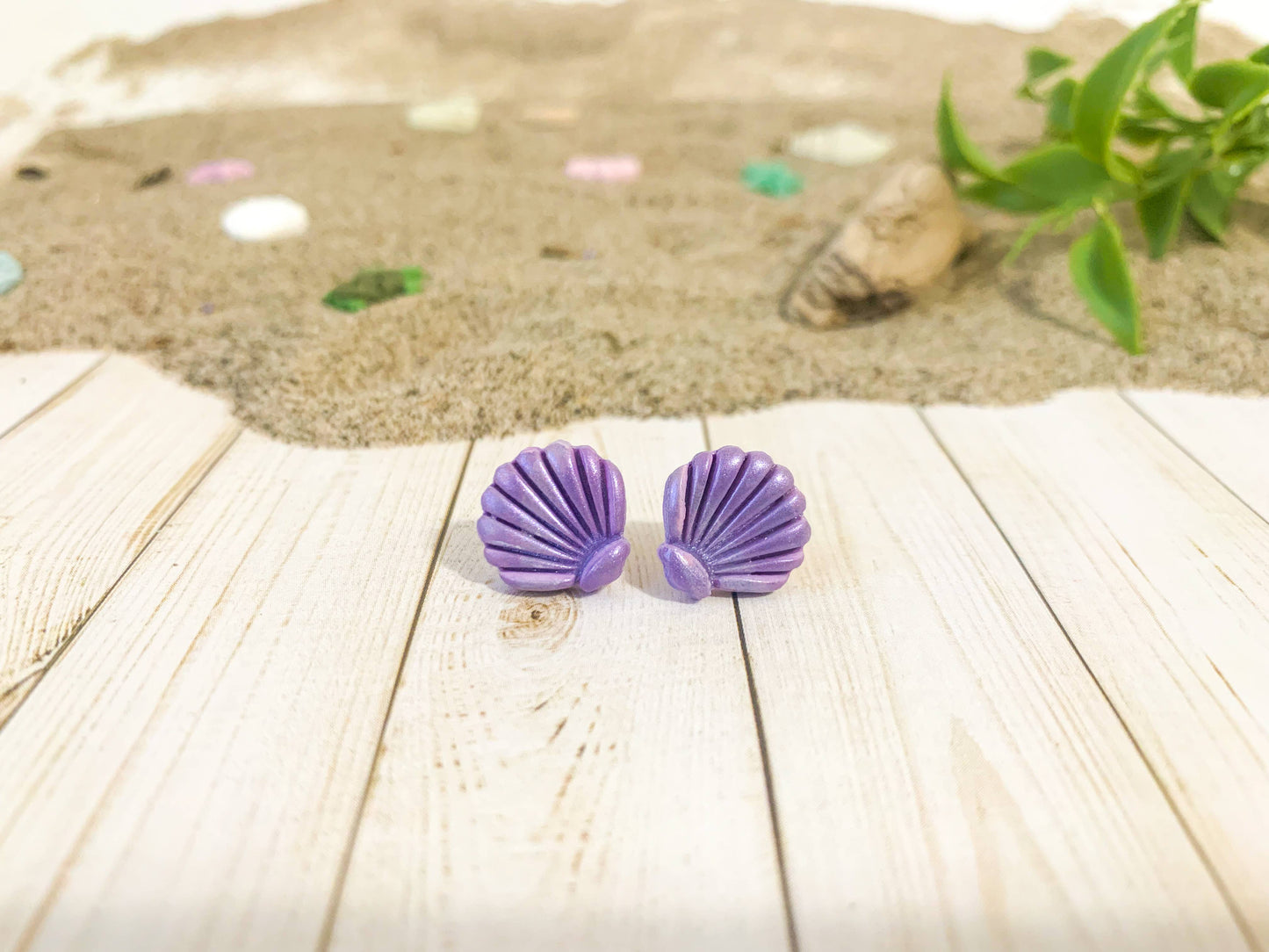 Sea Shell Studs