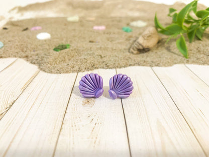 Sea Shell Studs