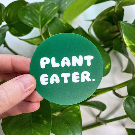 Plant Eater Sticker | Vegan Sticker | Plant-Based Sticker