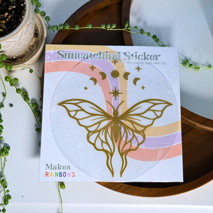 Celestial Mushroom Suncatcher | Rainbow Maker | Window Cling