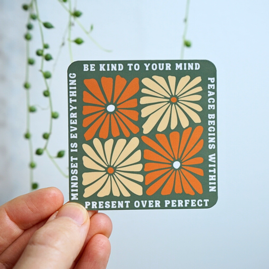Be Kind to Your Mind Sticker | Mental Health Sticker