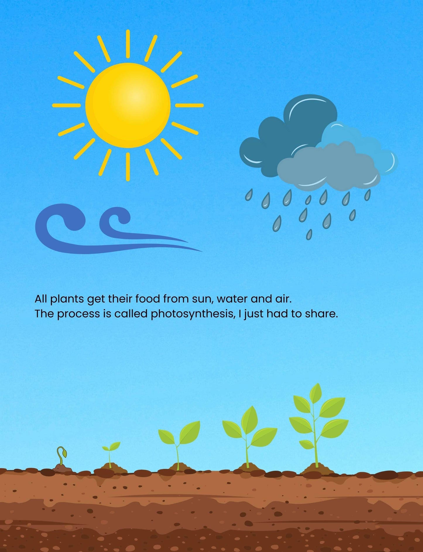 Hello Plants- Educational Colouring Book.