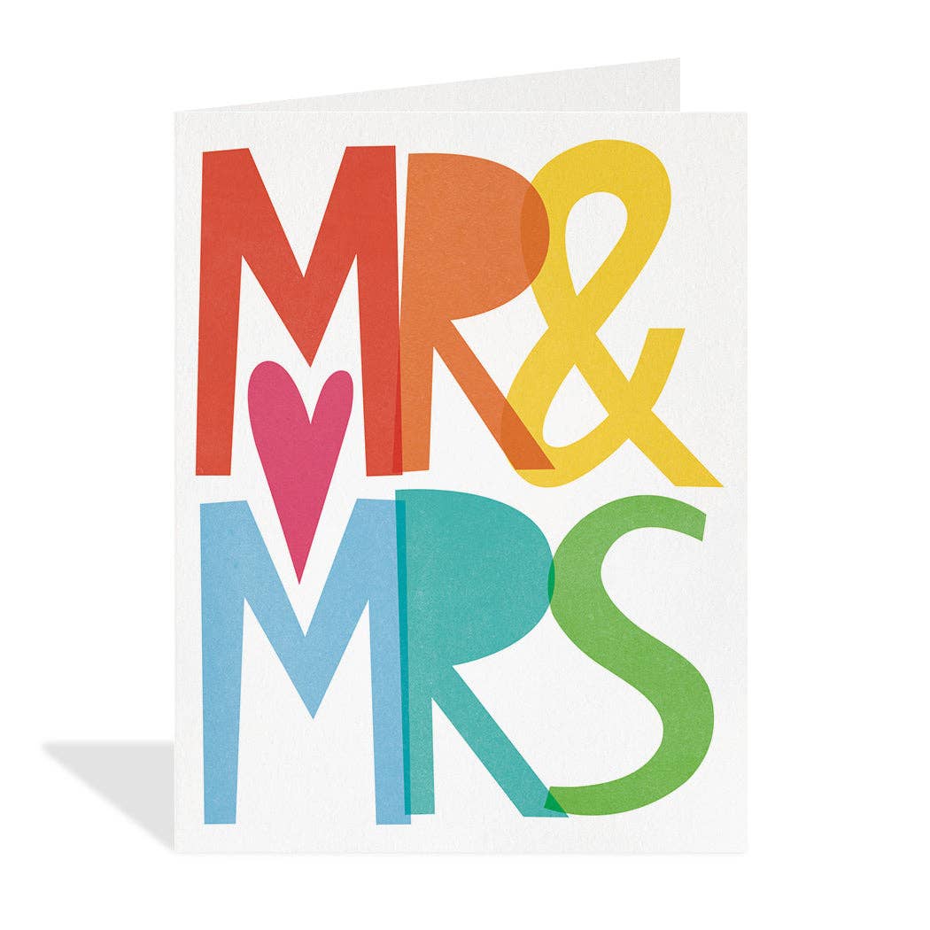 Mr and Mrs - Wedding Card