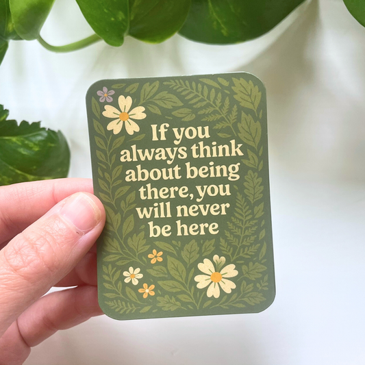 Mindfulness Sticker | Mental Health | Boho Reminder Sticker