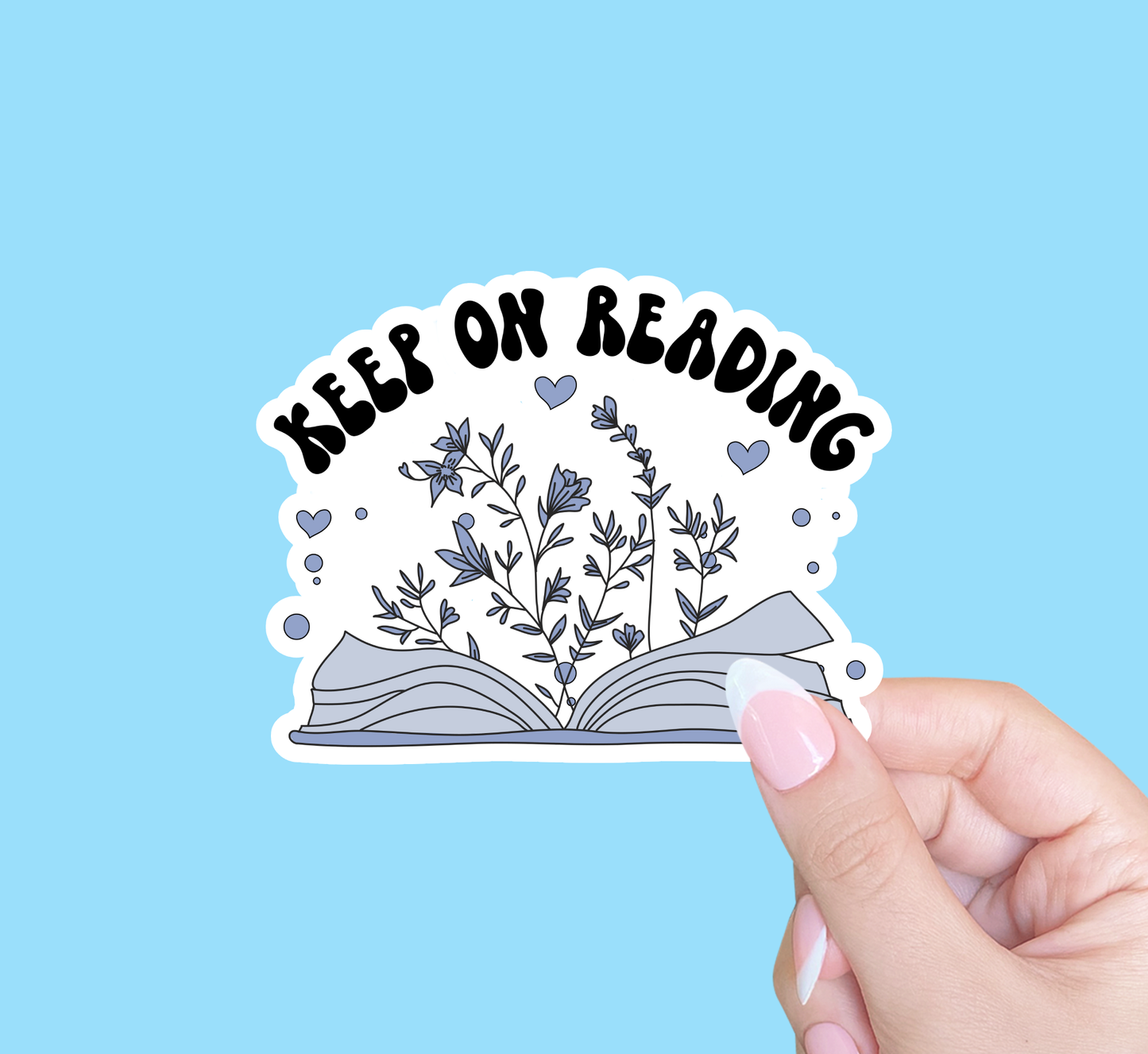Keep on reading, Kindle sticker, Smut sticker, Book lover