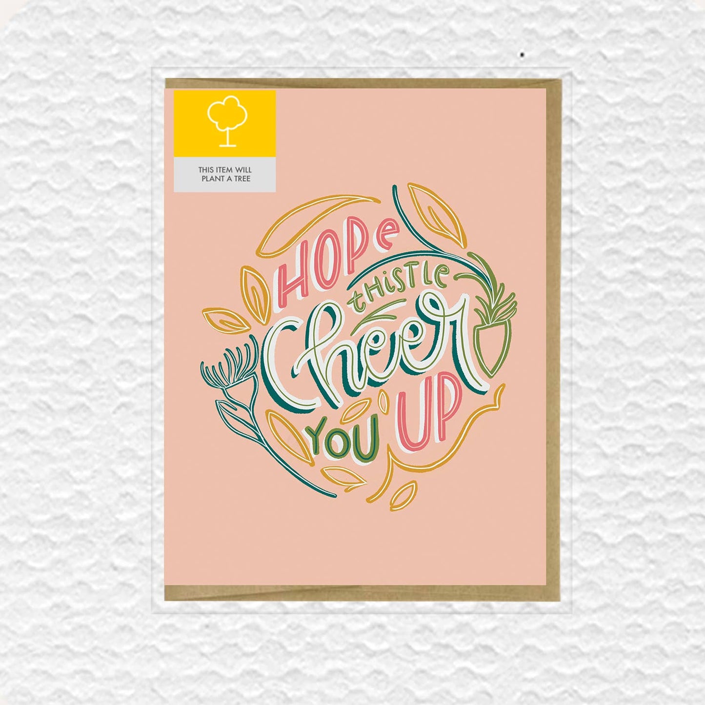 Hope Thistle Cheer You Up Greeting Card