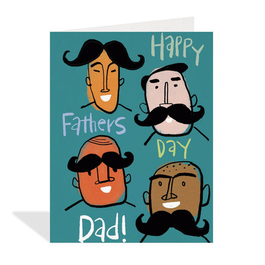 Moustache Dads - Father's Day Card
