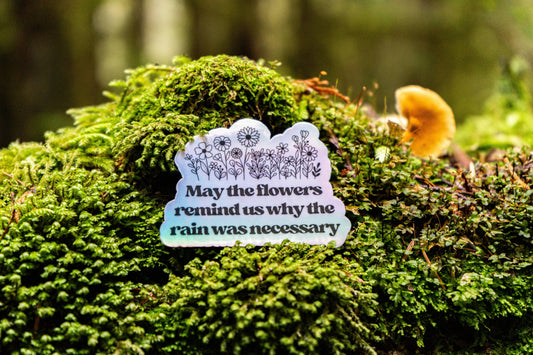 Holographic Mental Health Sticker | Affirmation Sticker