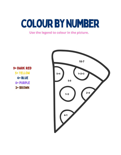 Yummy Numbers- counting food in different languages