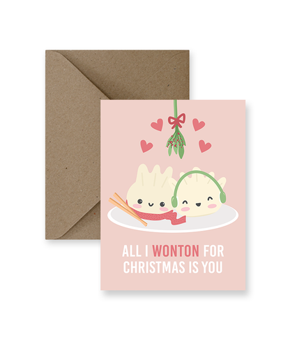 Wonton Christmas Card