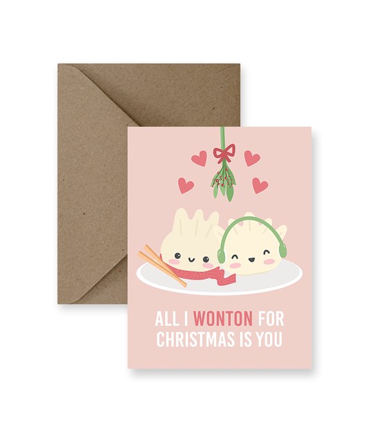 Wonton Christmas Card