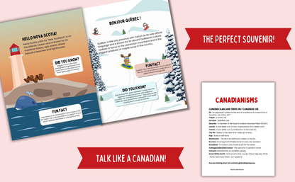 Canada Trivia Book for Kids- Souvenir Book