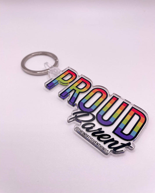 PROUD Parent Keychain