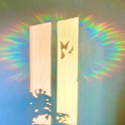 Celestial Mushroom Suncatcher | Rainbow Maker | Window Cling
