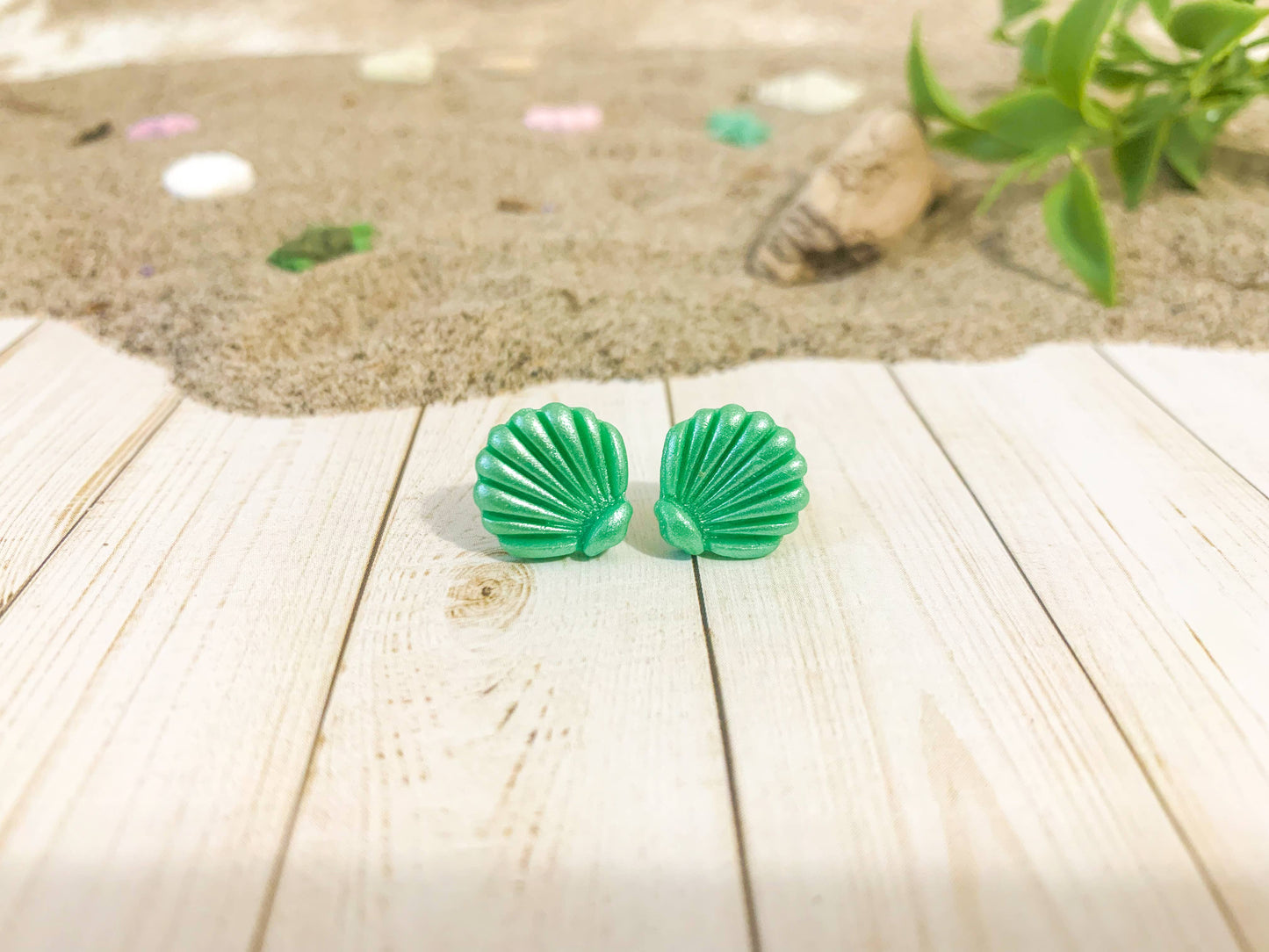 Sea Shell Studs