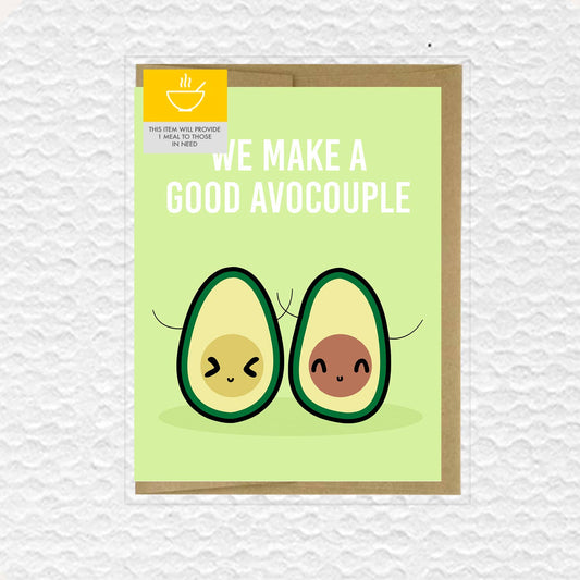 Good Avocouple Love Greeting Card