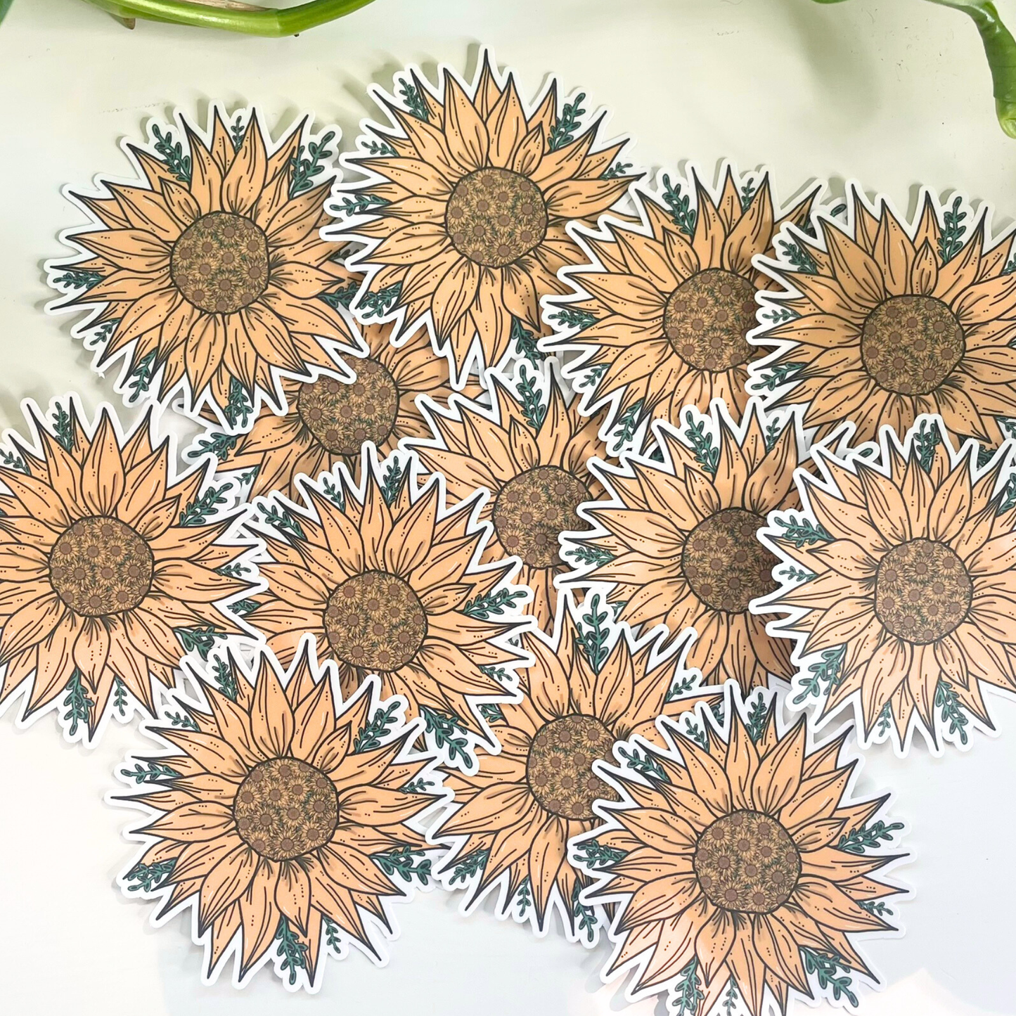 Bohemian Sunflower Sticker | Nature Sticker | Flower Sticker