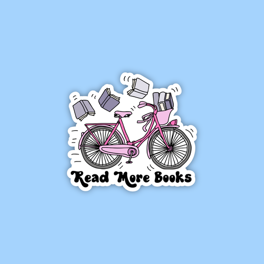 Read more books sticker, Bookish sticker, Kindle sticker