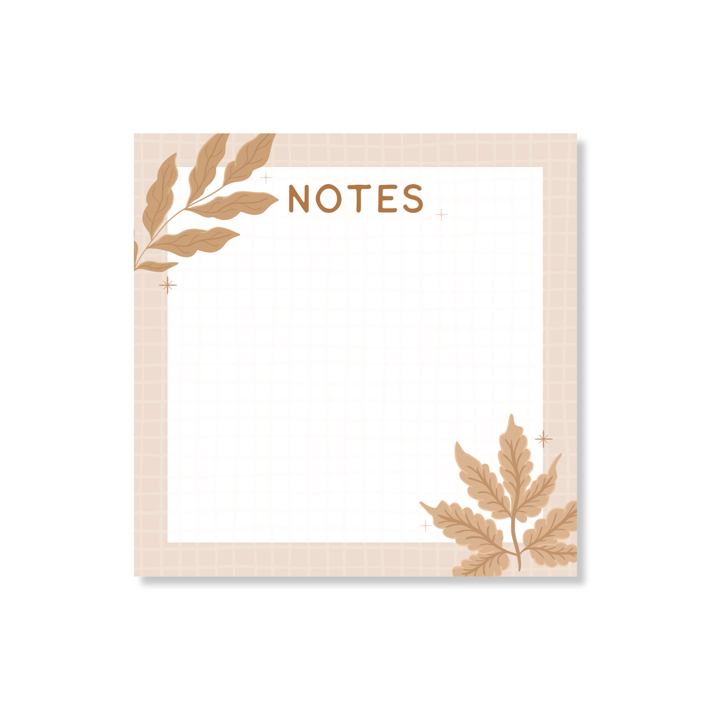 Boho Floral Sticky Notes