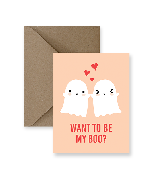 Want to be my Boo? Love Card