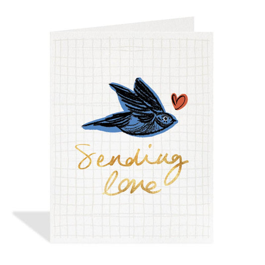 Sending Love Bird - Love Card