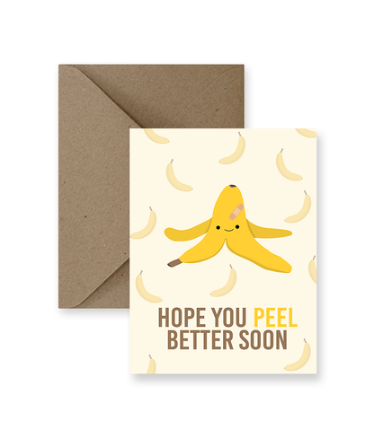 Peel Better Soon Card