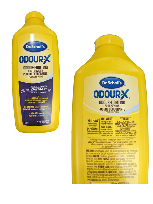 SCHOLLS ODOUR DESTROYERS ALL DAY DEODORANT POWDER