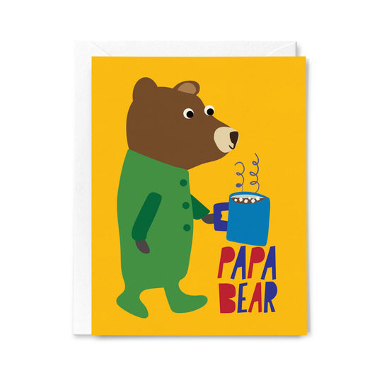Papa Bear Father's Day Greeting Card