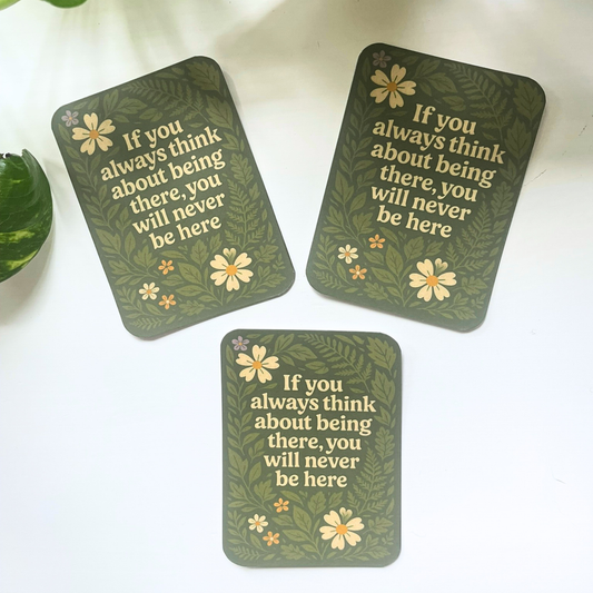 Mindfulness Sticker | Mental Health | Boho Reminder Sticker