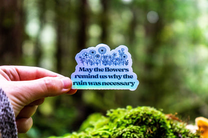 Holographic Mental Health Sticker | Affirmation Sticker