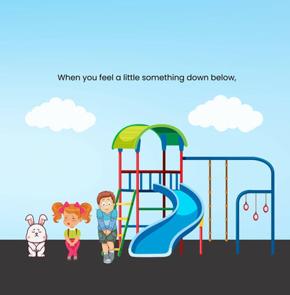 Goodbye Diapers- A potty training prep book for kids.