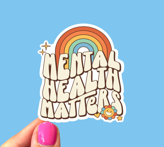 Mental health matters sticker