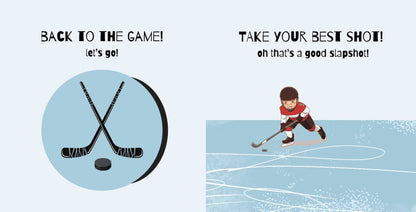 Hello Hockey- Baby's First Hockey Book (Board Book)