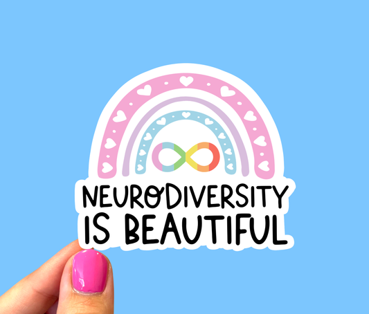 Neurodiversity is beautiful sticker
